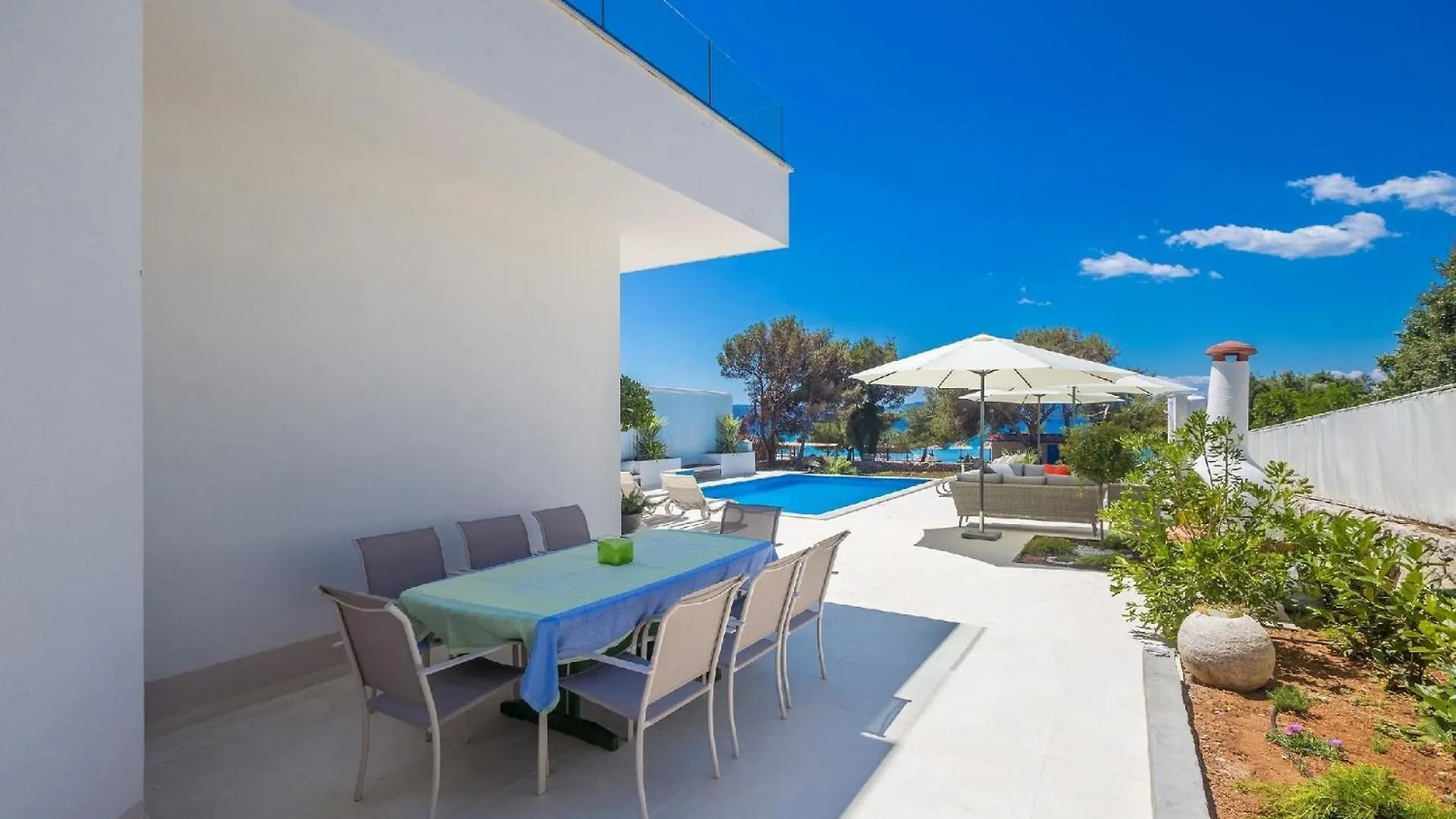 Ferienhaus Mit Privatpool Fuer 12 Personen Ca 254 Qm In Punat, Kvarner Bucht Krk Krk Town 0*,  Croatia